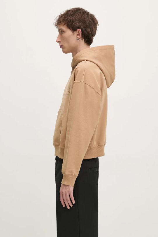 Ρούχα Βαμβακερή μπλούζα JW Anderson Anchor Logo Hoodie JW0183.PG1631.132 μπεζ