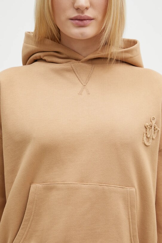 Bavlněná mikina JW Anderson Anchor Logo Hoodie JW0183.PG1631.132