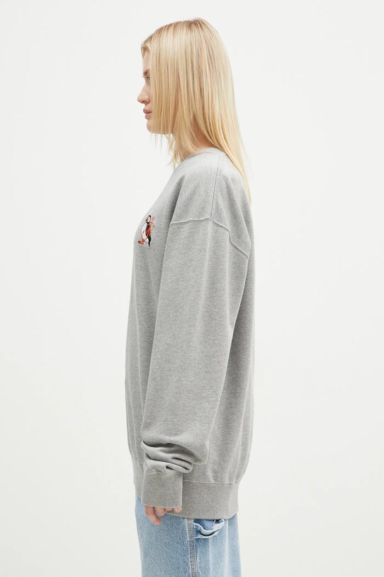 Бавовняна кофта JW Anderson Puffin Embroidery Sweatshirt сірий JW0207.PG1632.945