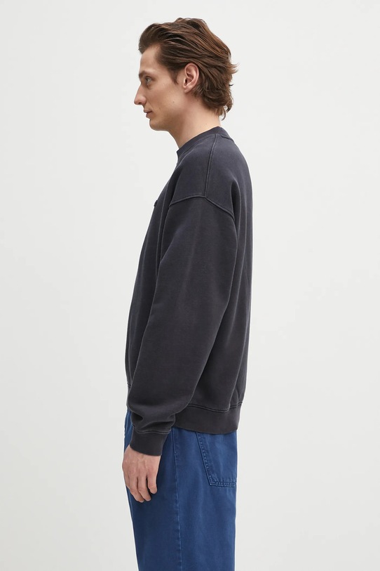 Oblečenie Bavlnená mikina Lacoste SH2837 tmavomodrá