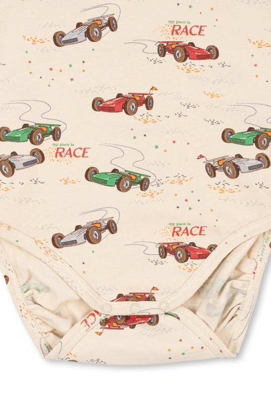 Боди для младенцев Konges Sløjd BASIC LS BODY GOTS бежевый KS101413.B