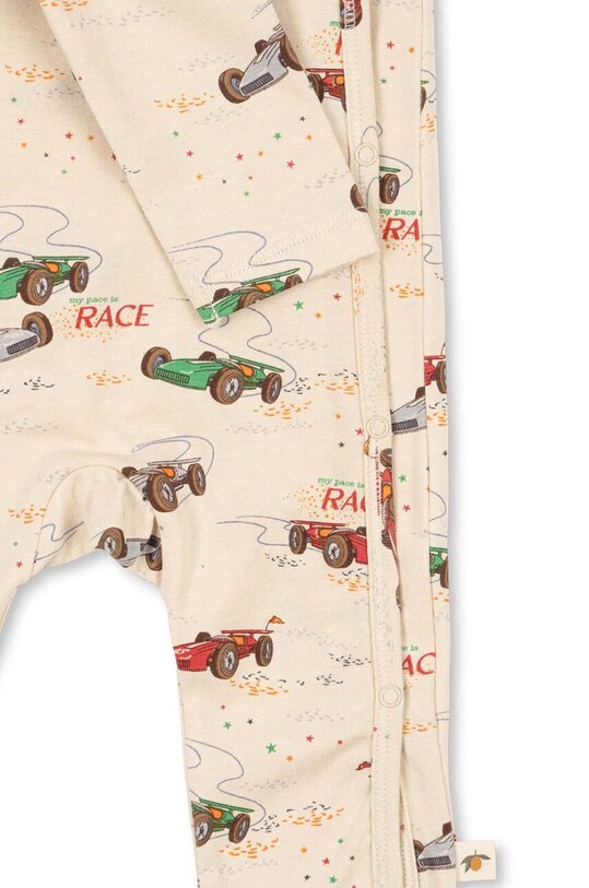 Detské dupačky Konges Sløjd BASIC NEWBORN ONESIE GOTS béžová KS101415.B