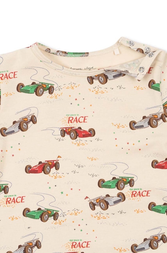 Мальчик Ромпер для младенцев Konges Sløjd BASIC ONESIE GOTS KS101416.B бежевый