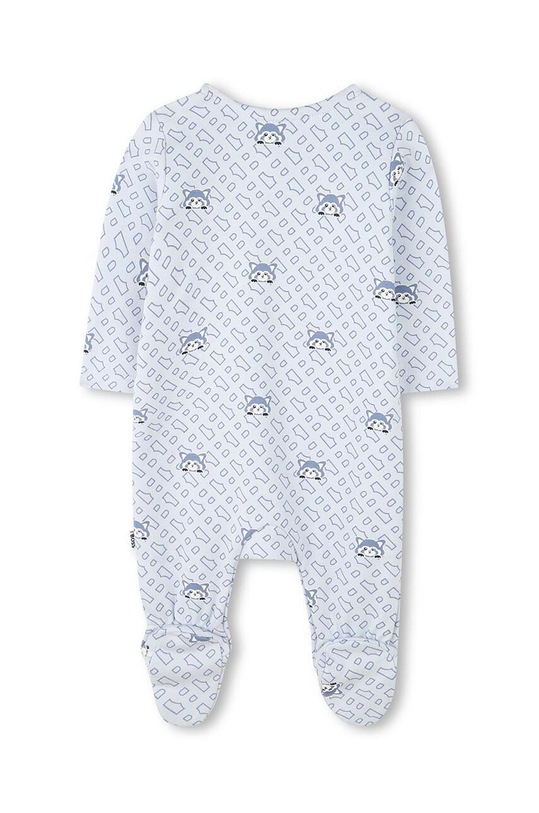 Băieți BOSS salopetă și pălărie pentru bebeluși J51060. albastru