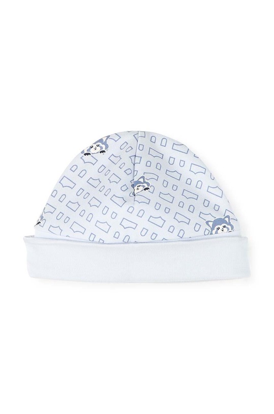 BOSS salopetă și pălărie pentru bebeluși J51060. albastru