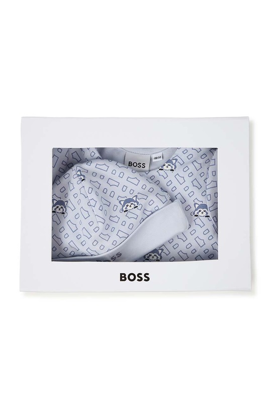 BOSS salopetă și pălărie pentru bebeluși J51060.