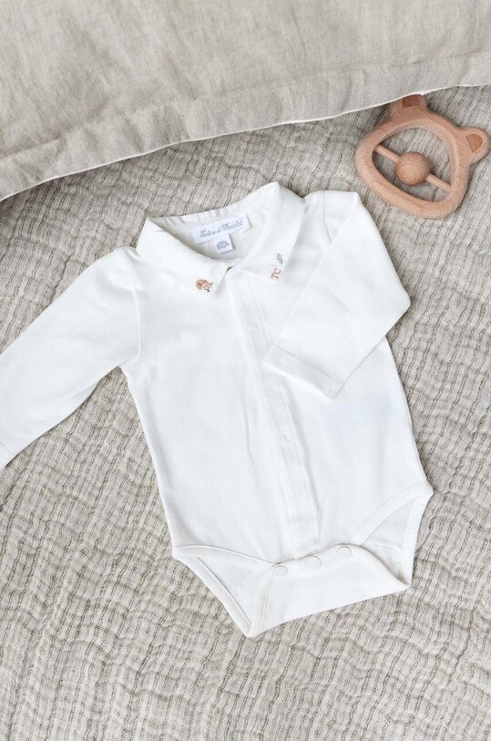 Tartine et Chocolat body bebe alb TZ11000.53.74