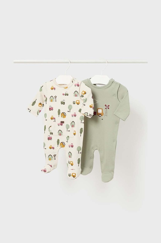 Kombinezon za bebe Mayoral Newborn 2-pack zelena 2796.1H.Newborn.9BYH