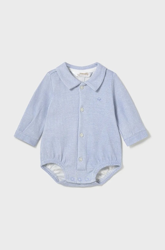 Дитяче бавовняне боді Mayoral Newborn блакитний 2797.1J.Newborn.9BYH