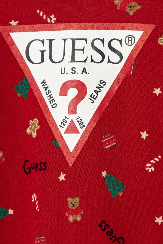 Мальчик Хлопковый комбинезон для младенцев Guess P4BG00.KBEG0.9BYH красный