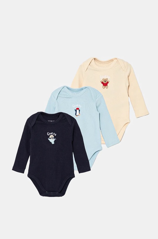 Guess body niemowlęce 3-pack 3-pack beżowy P4BG09.KC870.9BYH