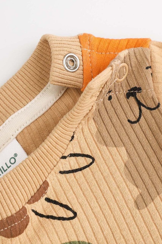 Chłopiec Coccodrillo body niemowlęce ZC4112101SBN beżowy