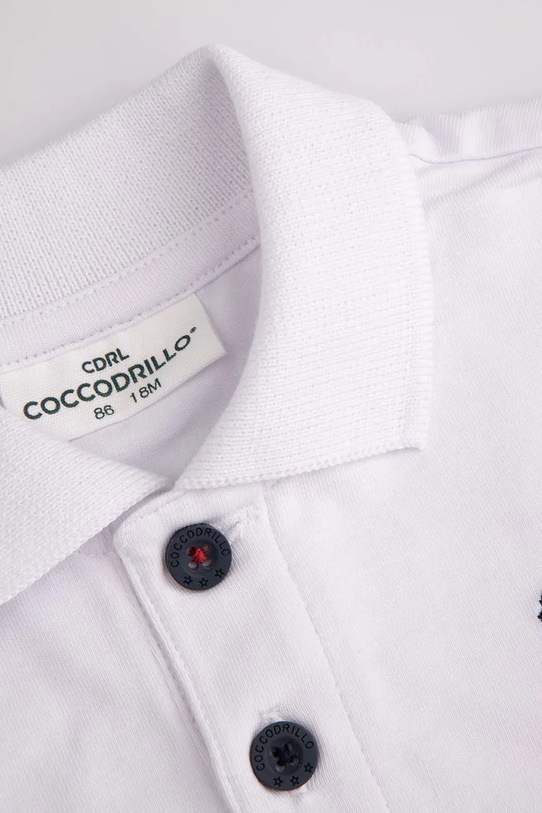 Băieți Coccodrillo body bebe ZC4112403EBB alb