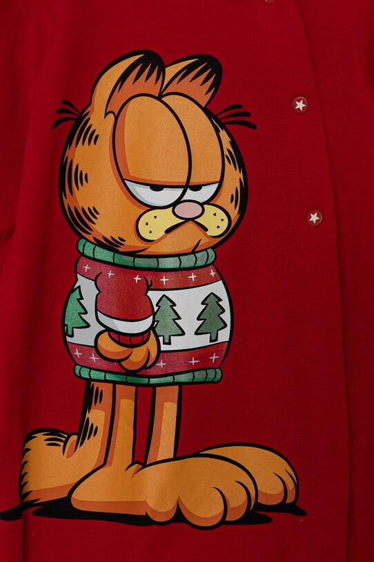 CHLAPEC Kojenecké bavlněné dupačky United Colors of Benetton 3DKE0T02B.W.Seasonal červená