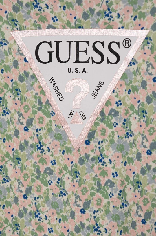 Dievča Bavlnené dupačky pre bábätká Guess S4YG04.KA6W4.9BYH zelená