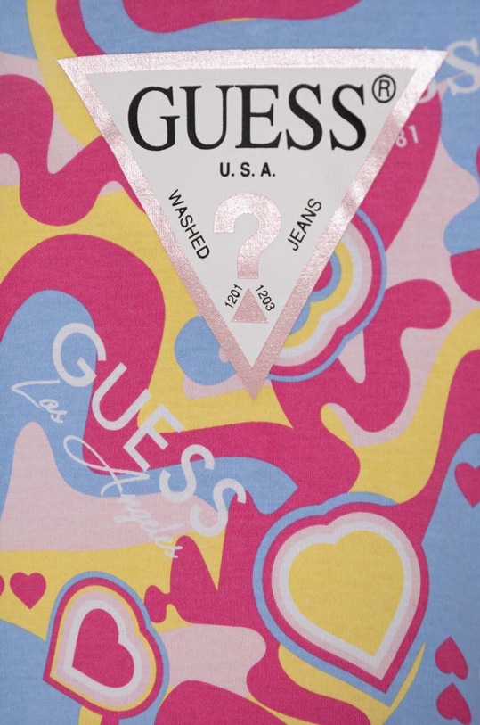 Dievča Bavlnené dupačky pre bábätká Guess S4YG04.KA6W4.9BYH viacfarebná