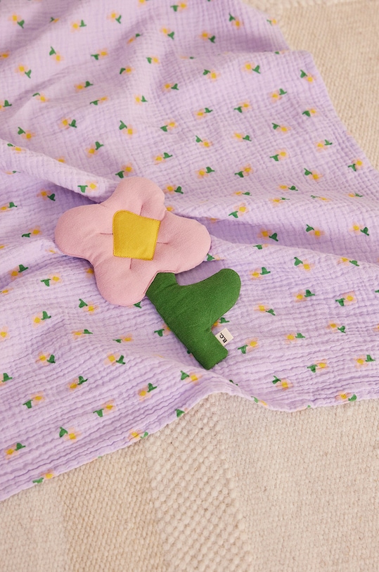 Хлопковый комбинезон для младенцев Bobo Choses Pansy Flower 224AB105