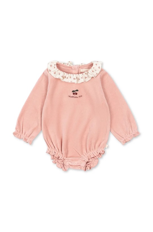Konges Sløjd body MIFFA FRILL BODY GOTS Produs pentru bebe roz KS101600