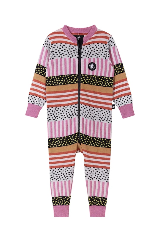 Reima śpioszki niemowlęce Moomin Delvis 5200283B.G.9BYH różowy AW24
