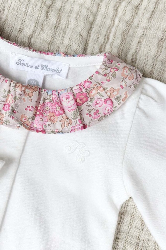 Tartine et Chocolat body din bumbac pentru bebelusi TZ11030.53.74 alb