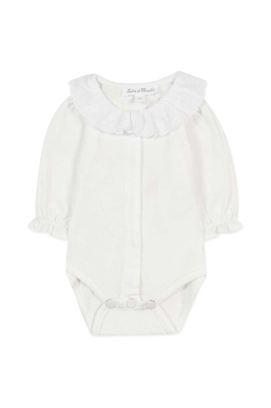 Tartine et Chocolat body din bumbac pentru bebelusi TZ11020 alb AW24