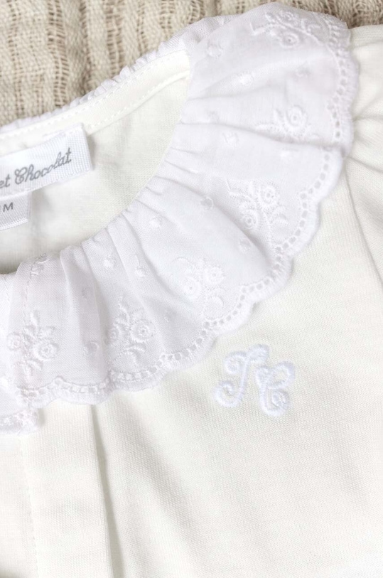 Tartine et Chocolat body din bumbac pentru bebelusi TZ11020 alb