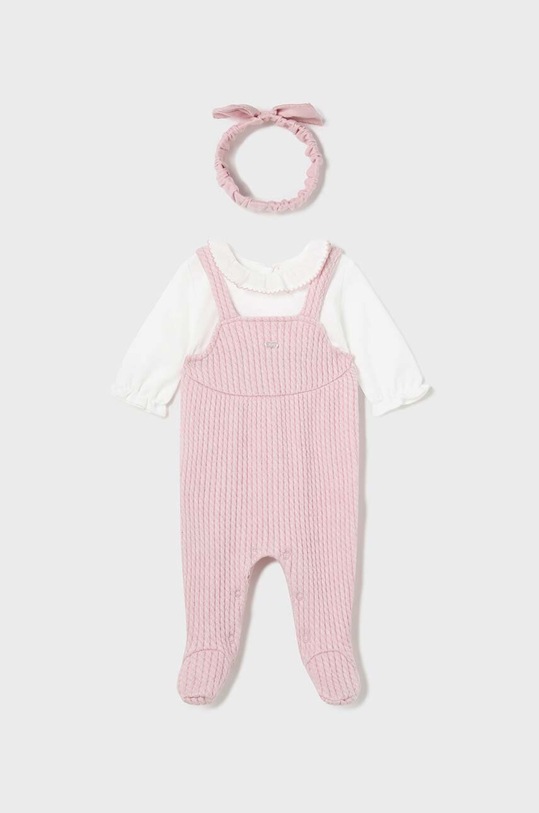 Mayoral Newborn pajacyk niemowlęcy różowy 2602.2B.Newborn.9BYH