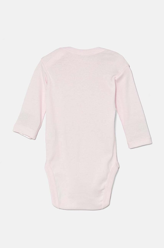 Bavlněné kojenecké body United Colors of Benetton 3-pack růžová 3GI70B089.G.W.Repropose