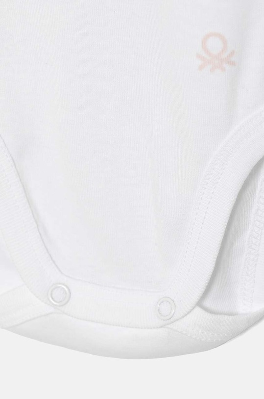 United Colors of Benetton body din bumbac pentru bebelusi 3-pack 3GI70B089.G.W.Repropose roz