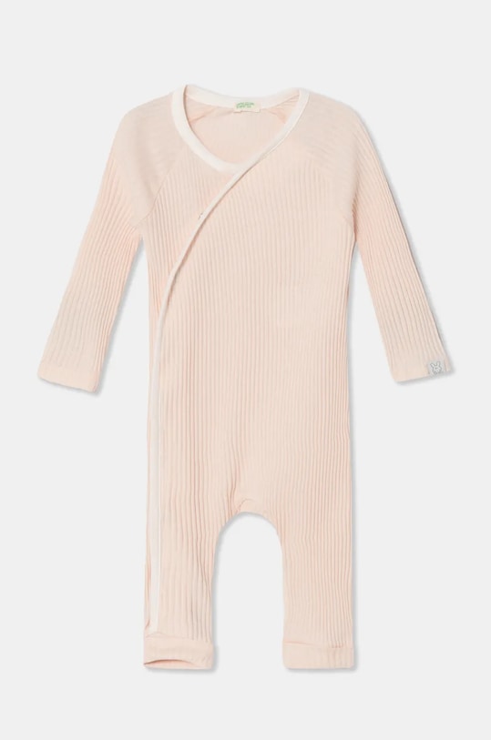 United Colors of Benetton pajacyk niemowlęcy bawełniany Produkt niemowlęcy pomarańczowy 3FMG0T01Z.G.W.Seasonal