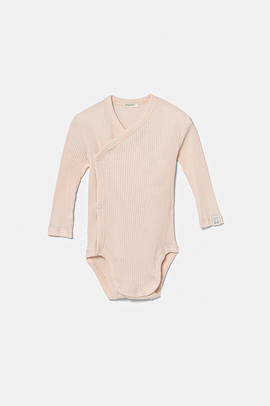 Девочка Детское боди из хлопка United Colors of Benetton 3 шт 3FMG0B00Q.G.W.Seasonal оранжевый