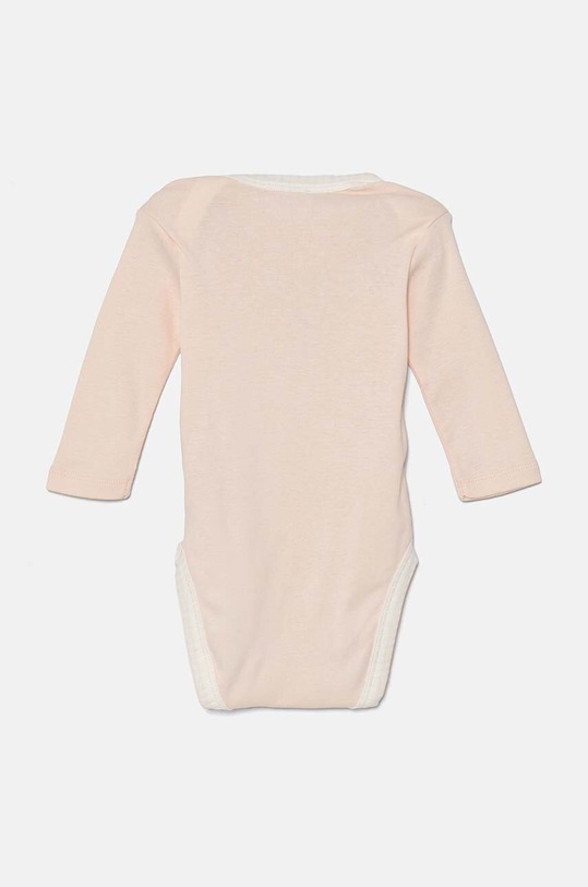 United Colors of Benetton body bawełniane niemowlęce 2-pack różowy 3GI70B00R.G.W.Seasonal