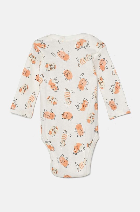 Детское боди из хлопка United Colors of Benetton 2 шт 3GI70B00R.G.W.Seasonal розовый