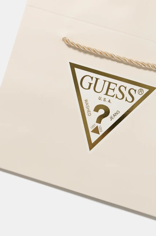 Дитяче бавовняне боді Guess бежевий S4BG03.KA6W4.9BYH