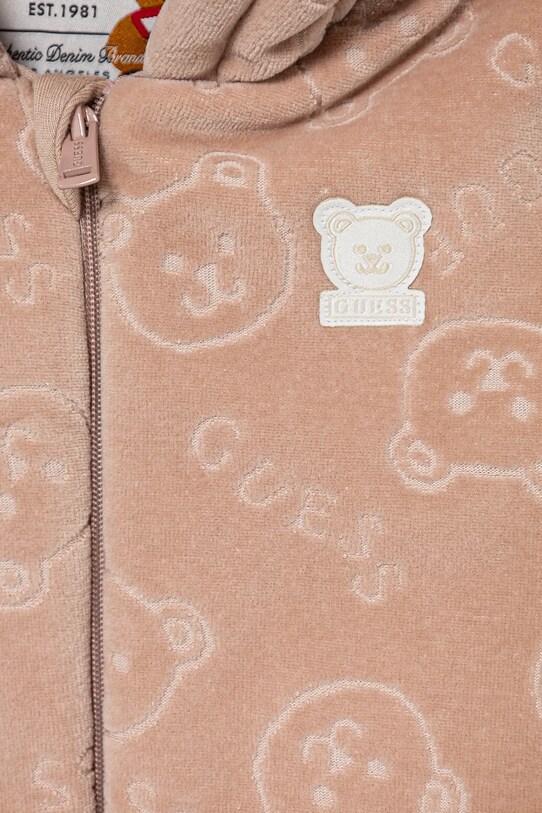 Dziewczynka Guess śpioszki niemowlęce H4BW07.KAVN4.9BYH pomarańczowy