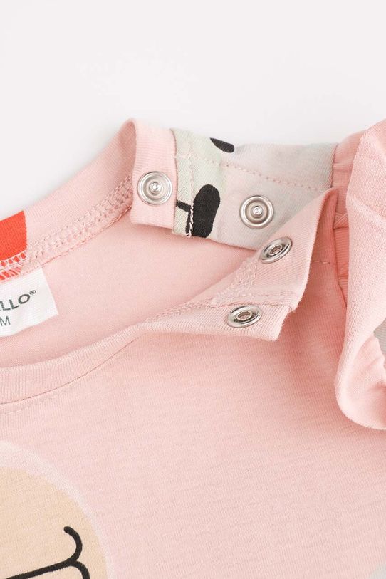 Bodi za bebe Coccodrillo roza ZC4112102CGN