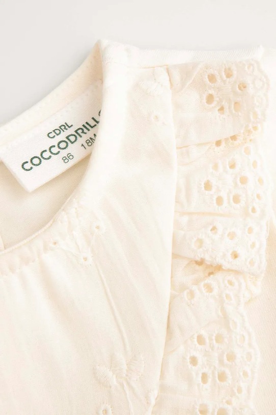 Fete Coccodrillo body bebe ZC4112102EBG alb