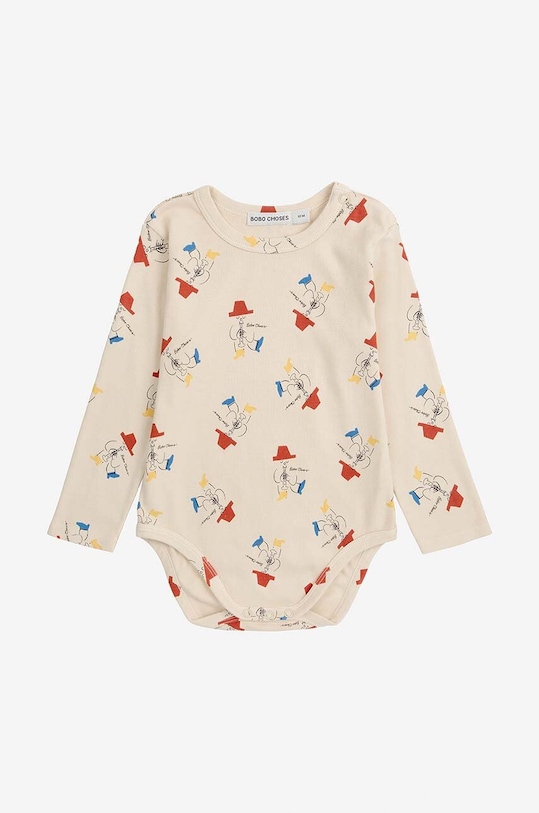 Bobo Choses body niemowlęce Magic Flute 224AB002 beżowy AW24