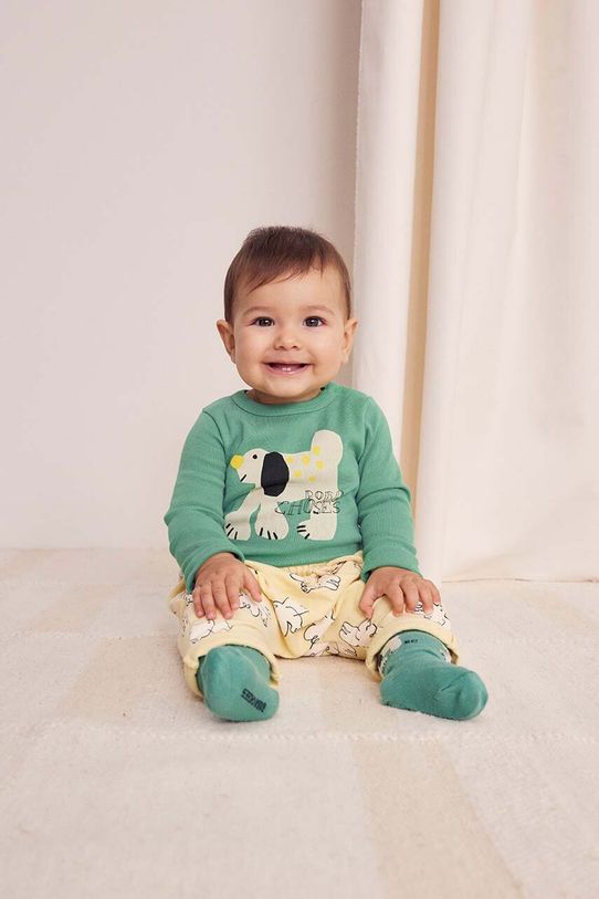 Body pre bábätká Bobo Choses Fairy Dog Pre bábätká zelená 224AB003