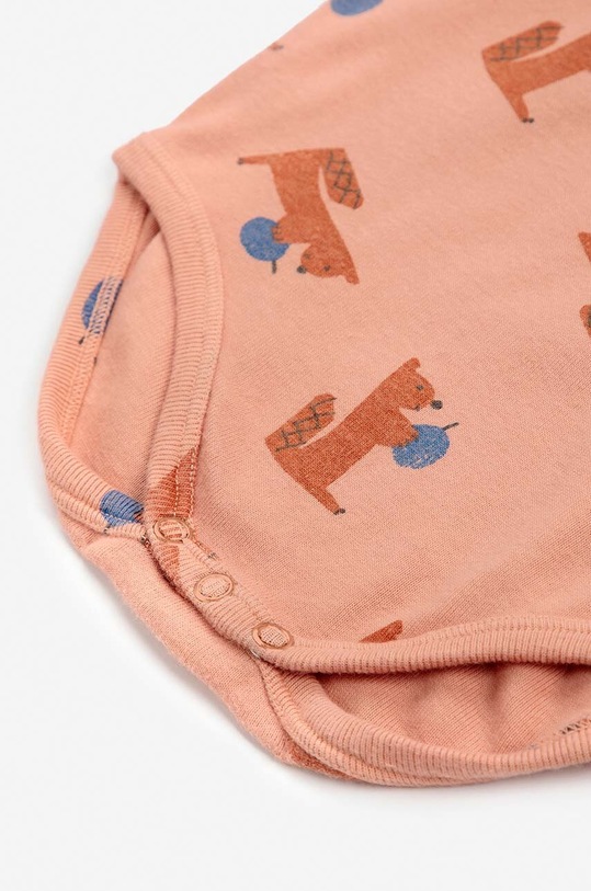 Băieți Bobo Choses body bebe Hungry Squirrel 224AB009 portocaliu