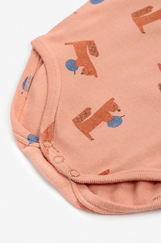 Băieți Bobo Choses body bebe Hungry Squirrel 224AB009 portocaliu