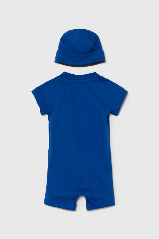 adidas Originals rampers bawełniany niemowlęcy GIFT SET IY0749 niebieski AW24
