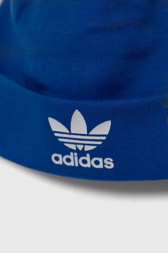 Chłopiec adidas Originals rampers bawełniany niemowlęcy GIFT SET IY0749 niebieski