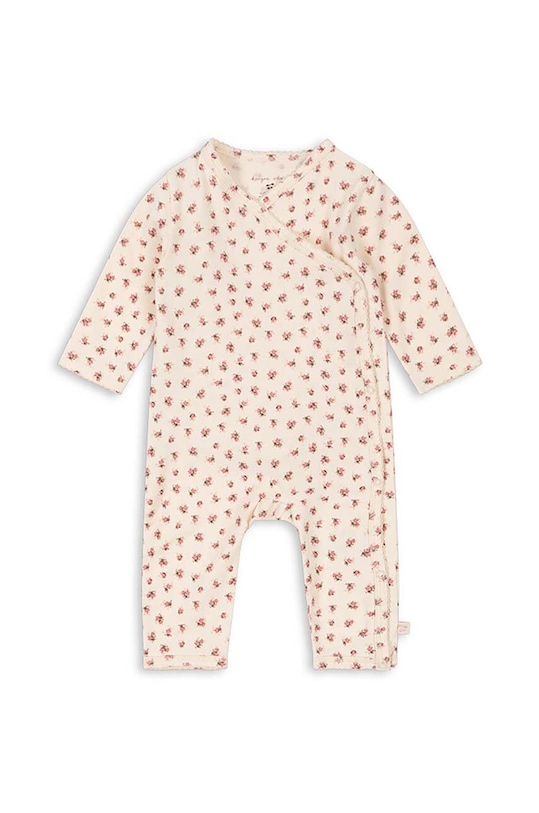 Konges Sløjd rampers niemowlęcy BASIC NEWBORN ONESIE GOTS Produkt niemowlęcy beżowy KS101415