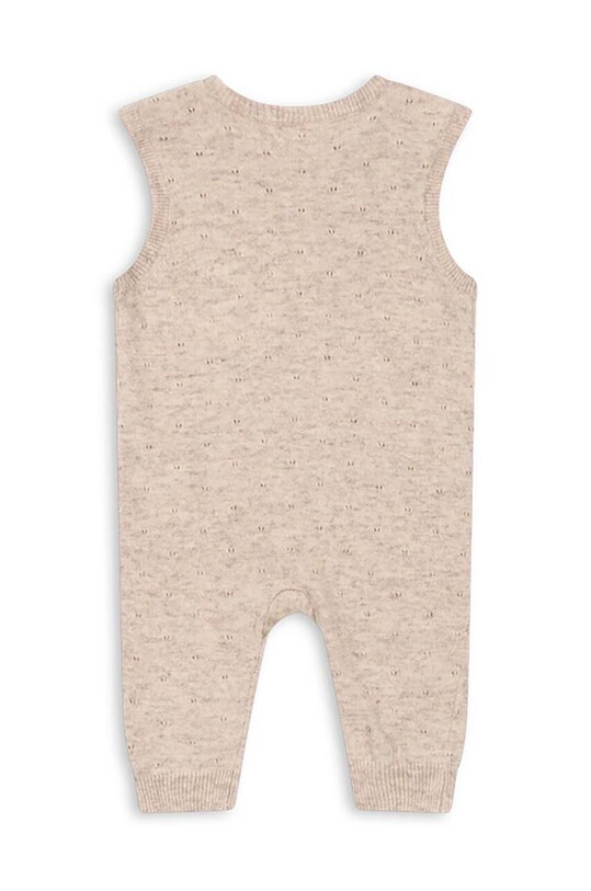 Хлопчик Вовняний ромпер для немовлят Konges Sløjd MINO KNIT SPENCER KS101617 бежевий