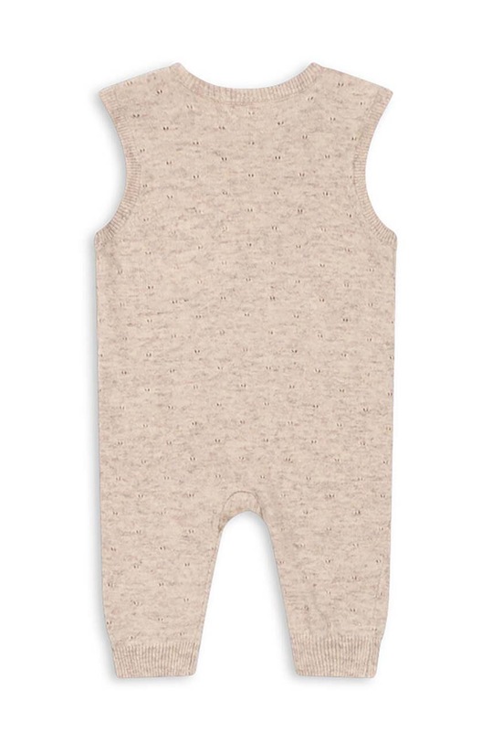 Chlapec Vlnený detský overal Konges Sløjd MINO KNIT SPENCER KS101617 béžová