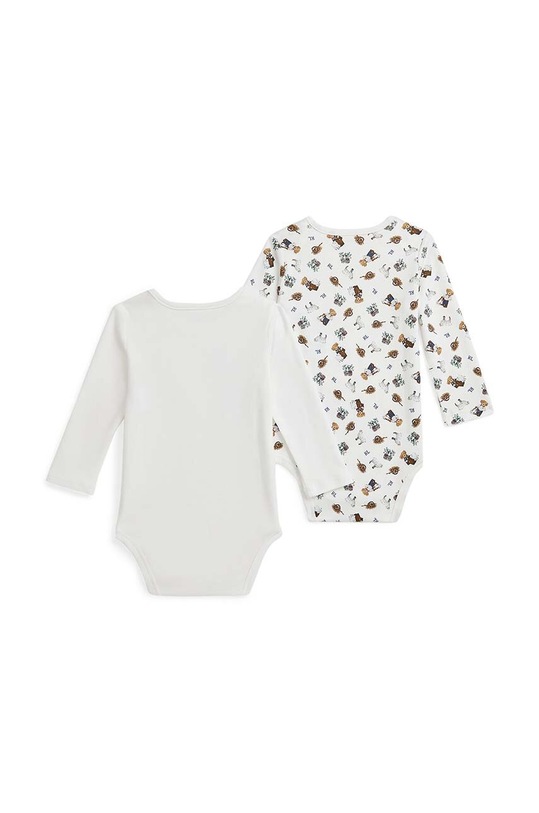 Polo Ralph Lauren body bawełniane niemowlęce 2-pack 320952866001 biały AW24