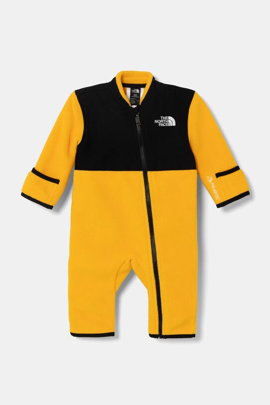 The North Face babaoverál BABDENALI ONE PIECE SET NF0A88W056P1 sárga AW24