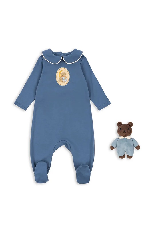 Detský bavlnený overal Konges Sløjd COTY GIFT SET KS101937 modrá AW24