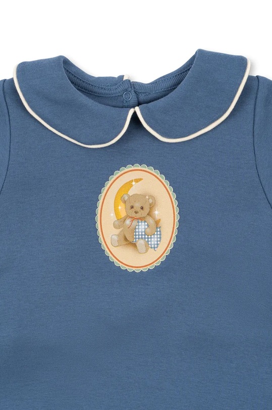 Detský bavlnený overal Konges Sløjd COTY GIFT SET KS101937 modrá